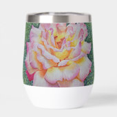 Rosa Rose im Frühling (Rückseite)
