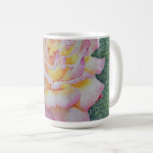 Rosa Rose im Frühling Kaffeetasse (VorderseiteRechts)