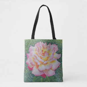 Rosa Rose im Frühling Tasche
