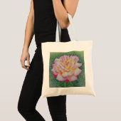 Rosa Rose im Frühling Tragetasche (Vorderseite (Produkt))