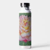 Rosa Rose im Frühling Trinkflasche (Links)