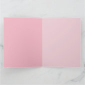 Rosa Rose im Garten - Ungarischer Namenstag Karte (Innenseite)