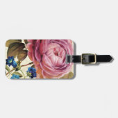 Rosa Rose in der vollen Blüte Gepäckanhänger (Vorderseite horizontal)