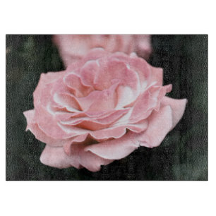 Rosa Rose in Vollblut Schneidebrett
