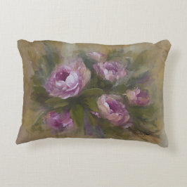 Rosa Rose Innen/Außen Dekokissen