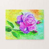 Rosa Rose Jigsaw Puzzle Malerei (Horizontal)