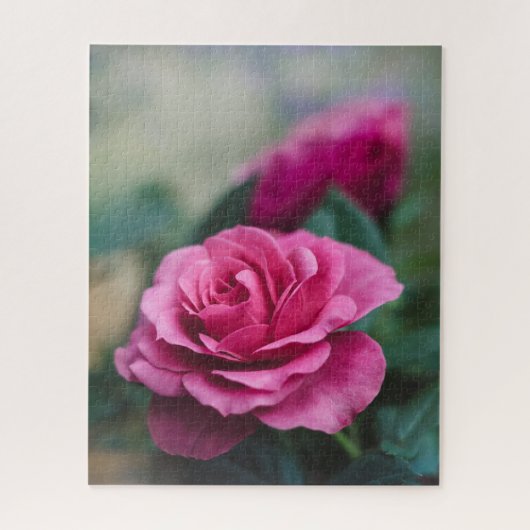 Rosa Rose Jigsay Puzzle mit Rose (Vertikal)