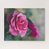 Rosa Rose Jigsay Puzzle mit Rose (Horizontal)