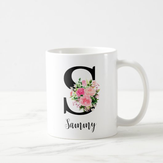 Rosa Rose Kaffeetasse (Rechts)