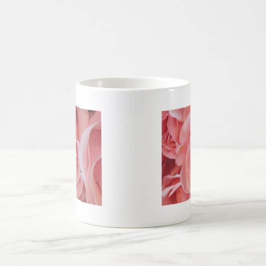 Rosa Rose Kaffeetasse (Mittel)
