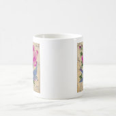Rosa Rose Kaffeetasse (Mittel)
