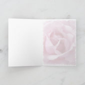 Rosa Rose Karte (Innenseite)
