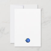 Rosa Rose Karte (Rückseite)