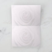 Rosa Rose Karte (Innenseite)