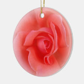 Rosa Rose Keramik Ornament (Links)