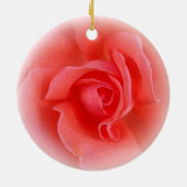 Rosa Rose Keramik Ornament (Hinten)