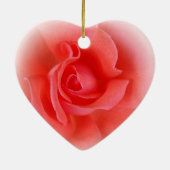 Rosa Rose Keramik Ornament (Hinten)