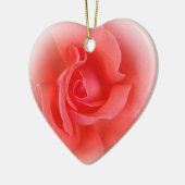 Rosa Rose Keramik Ornament (Links)