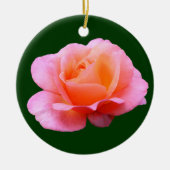 Rosa Rose Keramikornament (Vorne)