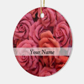Rosa Rose Keramikornament (Links)
