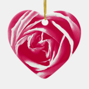 Rosa Rose Keramikornament