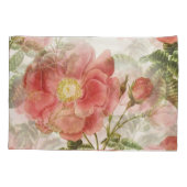 Rosa Rose Kissenbezug (Rückseite)