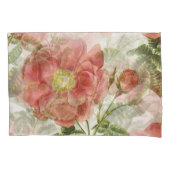 Rosa Rose Kissenbezug (Vorderseite)