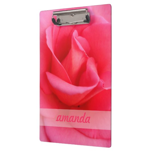 Rosa Rose Klemmbrett (Links)