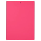 Rosa Rose Klemmbrett (Rückseite)