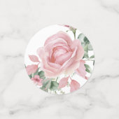 Rosa Rose Konfetti (Klein Vorderseite)