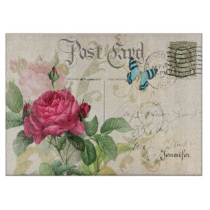 Rosa Rose kundengerecht Schneidebrett