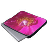 Rosa Rose Laptopschutzhülle (Vorne Knopf)