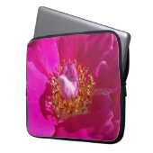Rosa Rose Laptopschutzhülle (Vorderseite Links)