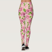 Rosa Rose Leggings (Rückseite)
