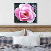 Rosa Rose Leinwanddruck (Insitu (Schlafzimmer))