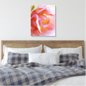 Rosa Rose Leinwanddruck (Insitu (Schlafzimmer))