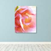 Rosa Rose Leinwanddruck (Insitu (Holzboden))