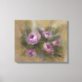 Rosa Rose Leinwanddruck