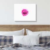 Rosa Rose Leinwanddruck (Insitu (Schlafzimmer))