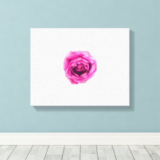 Rosa Rose Leinwanddruck (Insitu (Holzboden))