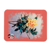 Rosa/Rose Magnet (Horizontal)