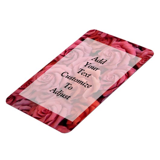 Rosa Rose Magnet (Linke Seite)