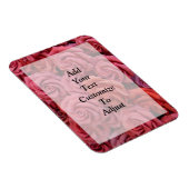 Rosa Rose Magnet (Rechte Seite)