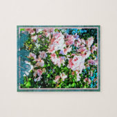 Rosa Rose Mallow Hibiskus Jigsaw Puzzle (Horizontal)