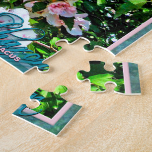 Rosa Rose Mallow Hibiskus Jigsaw Puzzle