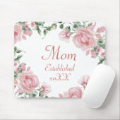 Rosa Rose Mama Mousepad (Mit Mouse)
