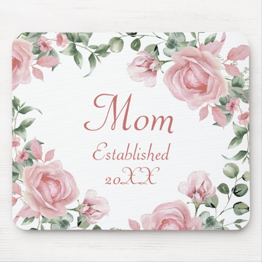 Rosa Rose Mama Mousepad (Vorne)
