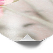 Rosa Rose Marmorstein Hintergrund Collage Rose Fotodruck (Ecke)