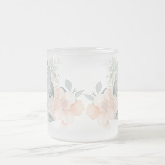 Rosa Rose Mattglastasse (Mittel)