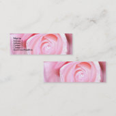 Rosa Rose, Mini Visitenkarte (Vorne/Hinten)